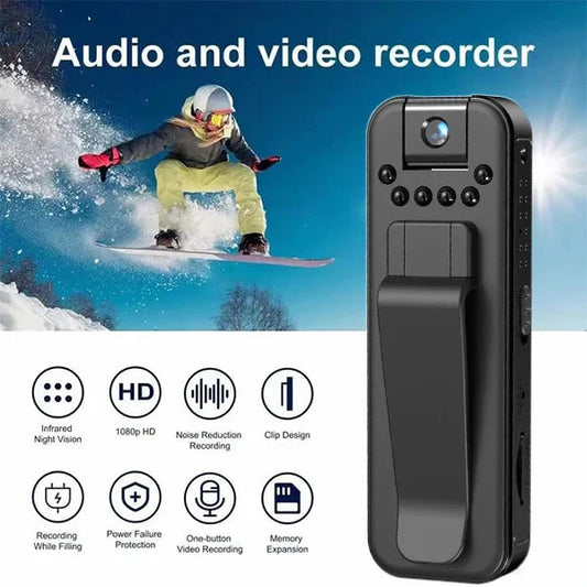 WiFi Mini-Bodycam mit 1080P – Tragbare Sport- & Outdoor-Kamera für Aufnahmen in HD 📷🚶‍♂️
