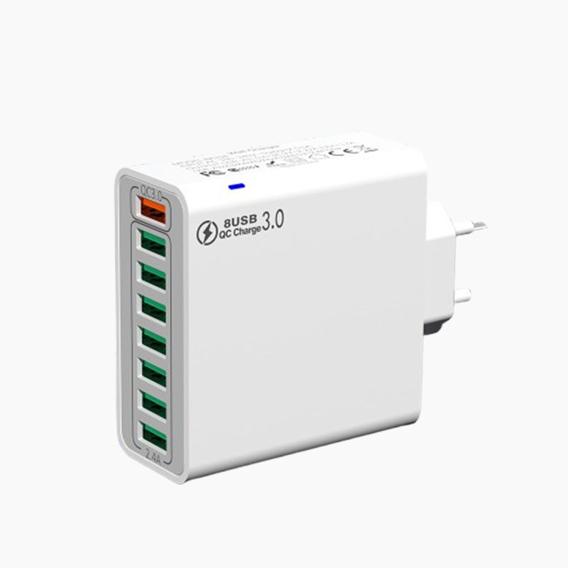 📢📢 50 % RABATT !! ⏰ 8-fach-USB-Schnellladegerät für Mobiltelefone