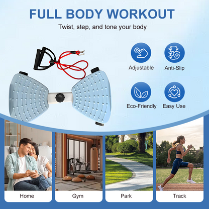 💪50 % Rabatt – Leiser Twist-Drehteller für zuhause – 360°-Drehung, rutschfest & gelenkschonend – ideal für Taille, Beine & Fettabbau✨