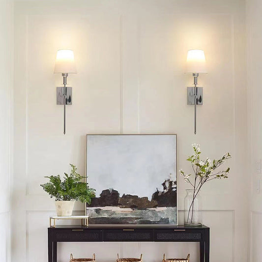 Bettwandlampe mit Stoffschirm – Leselampe, Modern & Minimalistisch🛏️💡