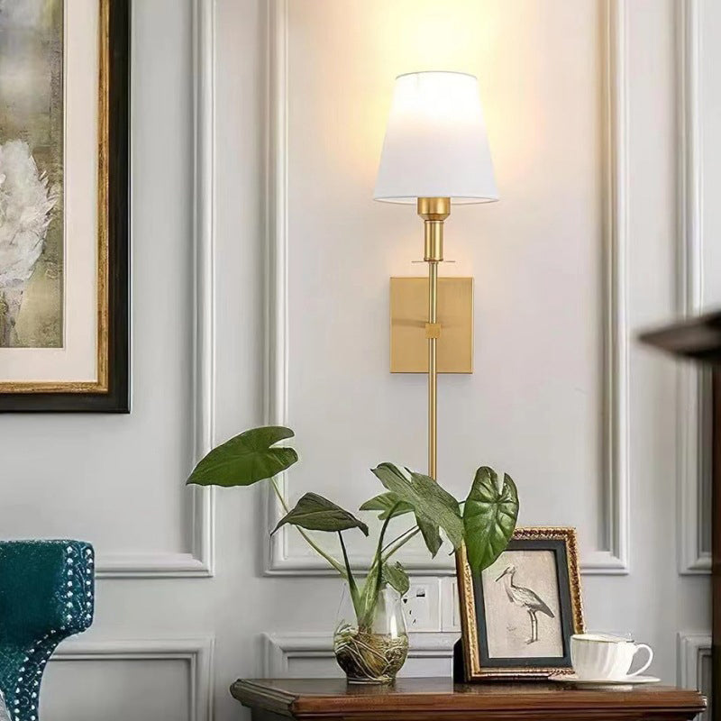 Bettwandlampe mit Stoffschirm – Leselampe, Modern & Minimalistisch🛏️💡