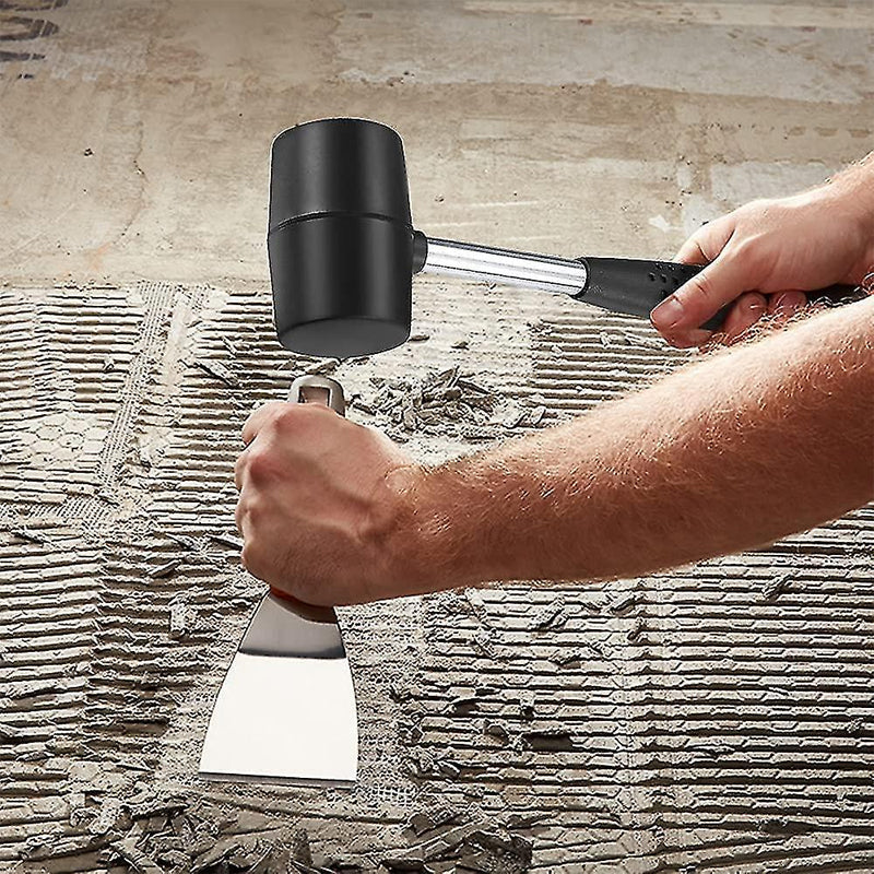 Multi-functional Tile Installation Rubber Hammer