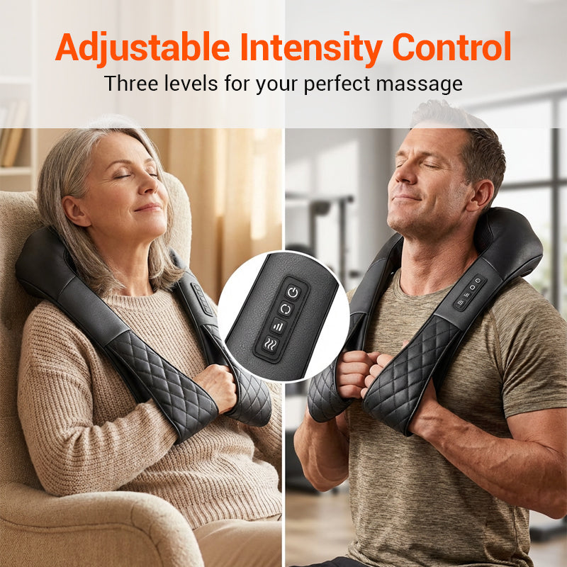 💆‍♀️ Elektrische Nacken- & Schultermassage – USB-aufladbar, für Nacken, Schultern, Taille & Beine, mit Kneifmassage