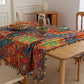 Tischdecke im Mexikanischen Stil – Mandala-Retrodruck, Verschiedene Designs 🏡✨