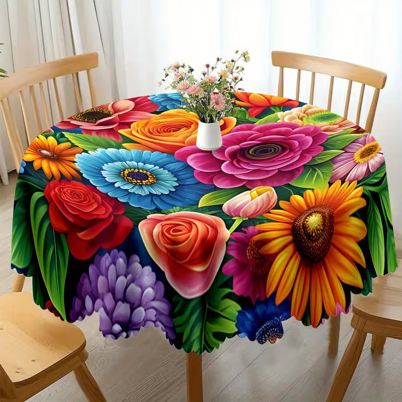 Tischdecke im Mexikanischen Stil – Mandala-Retrodruck, Verschiedene Designs 🏡✨