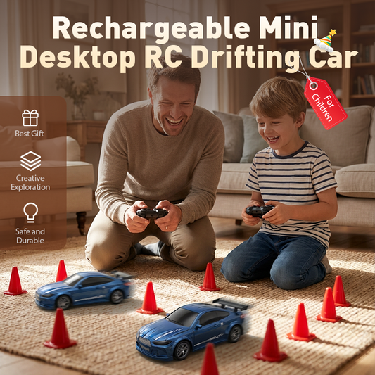 1:64 Mini RC Drift Auto – 4WD, 2,4 GHz, Tischgeeignetes Ferngesteuertes Modell 🚗🎮