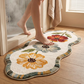 🛋️🌸Weicher Blumen-Teppich für Wohnzimmer & Schlafzimmer – Dekorativ & Gemütlich