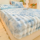 ☁️🛏️ Flauschiger Matratzenbezug – Warmer Spannbettlaken-Schoner für gemütliches Schlafen im Schlafzimmer