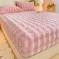 ☁️🛏️ Flauschiger Matratzenbezug – Warmer Spannbettlaken-Schoner für gemütliches Schlafen im Schlafzimmer
