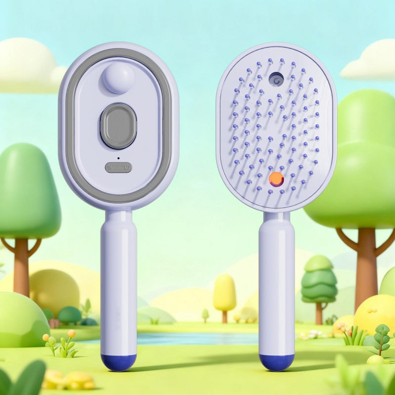 ⏰ 50 % RABATT – Nur für kurze Zeit ✨Elektrische Spray- und Massage-Haarbürste für sanfte Pflege 💆‍♀️🌿