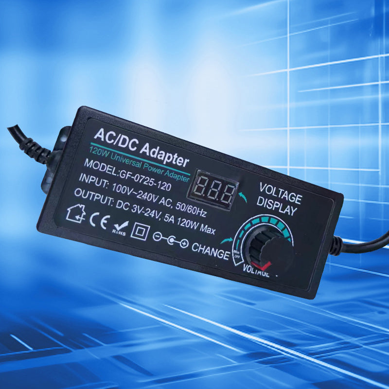 📢📢50 % Rabatt!! ⏰Einstellbares 3V–24V 3A Universal-AC/DC-Netzteil