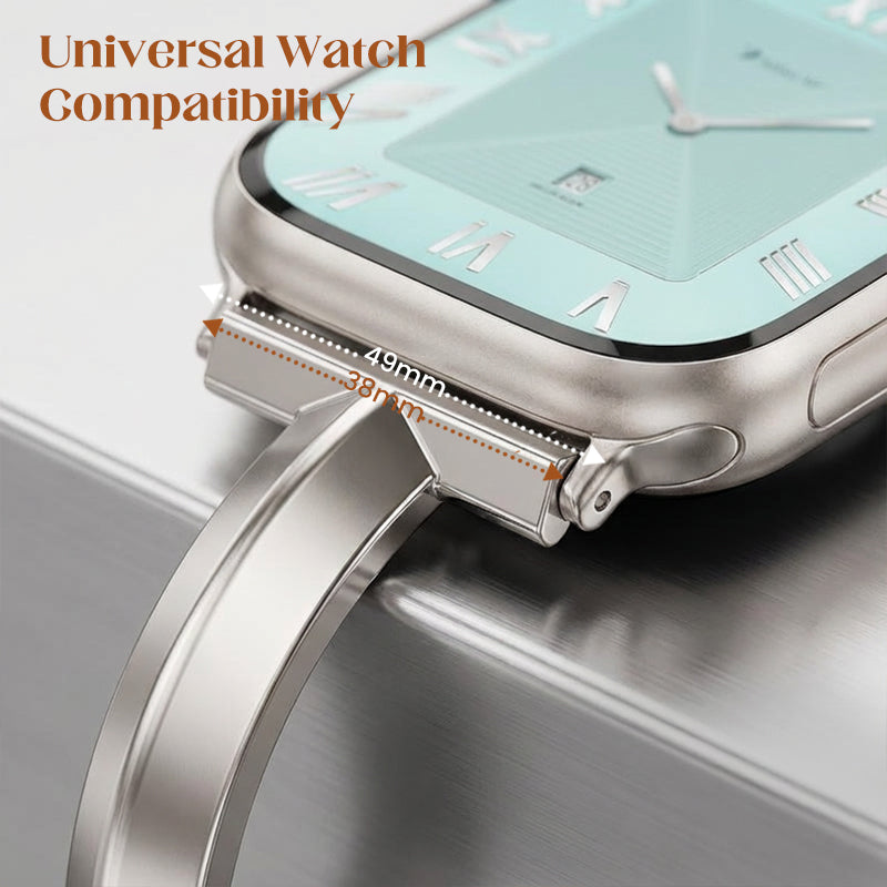 Edelstahl-Slim-Armband für Uhren