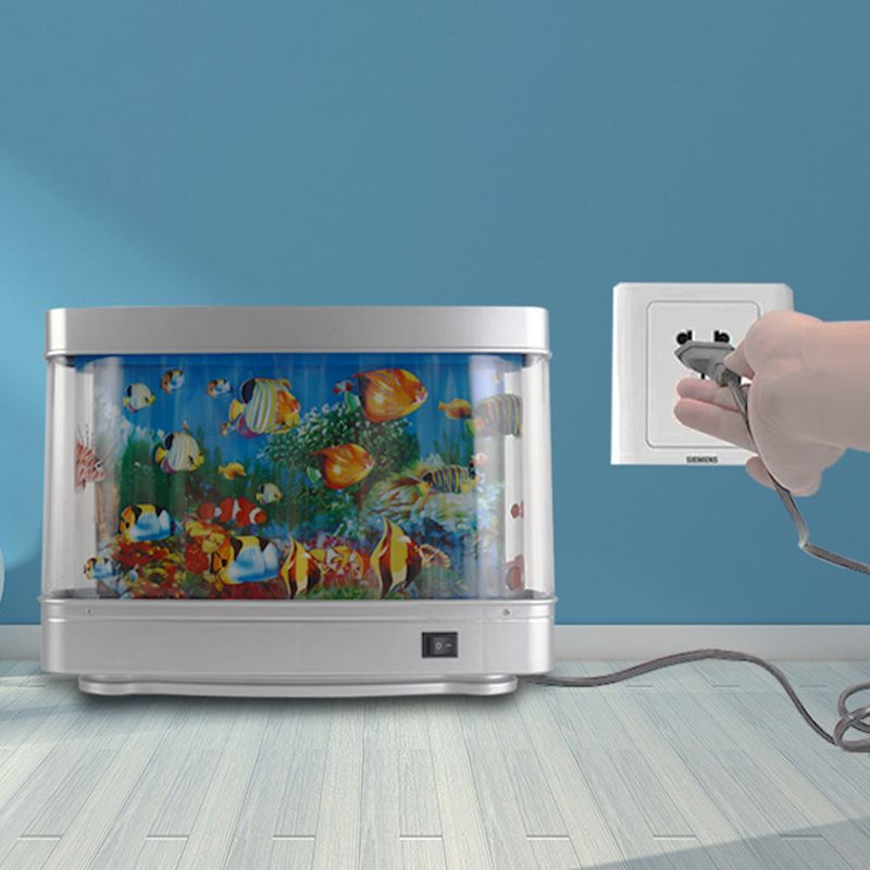 LED-Aquarium-Stimmungslicht mit realistischem Zierfisch-Design – Dekorative Tischlampe für Zuhause 🌊🐠