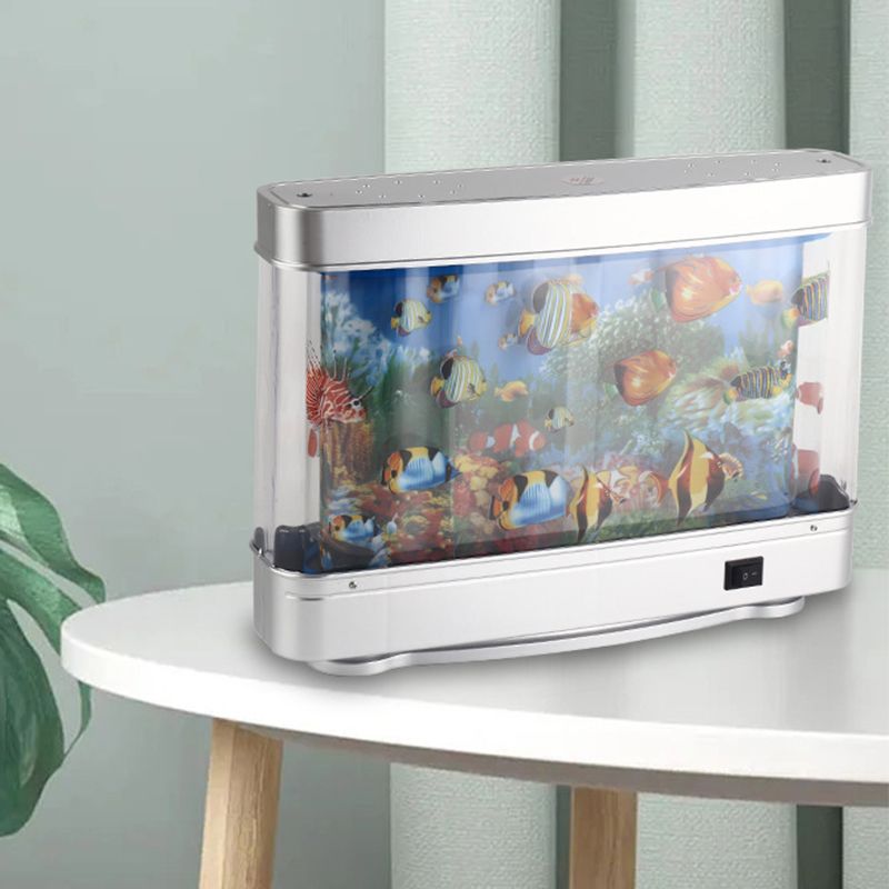 LED-Aquarium-Stimmungslicht mit realistischem Zierfisch-Design – Dekorative Tischlampe für Zuhause 🌊🐠