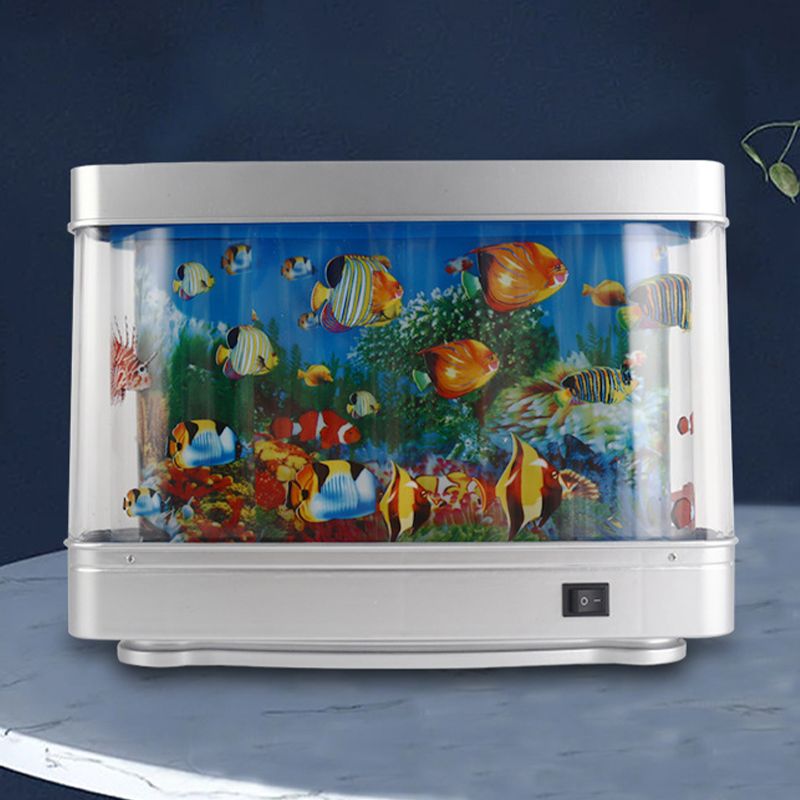 LED-Aquarium-Stimmungslicht mit realistischem Zierfisch-Design – Dekorative Tischlampe für Zuhause 🌊🐠