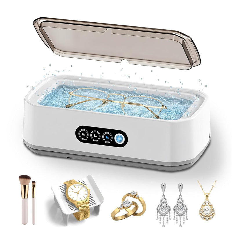 📢📢50 % Rabatt!! ⏰650 ml Ultraschallreiniger für Schmuck und Brillen