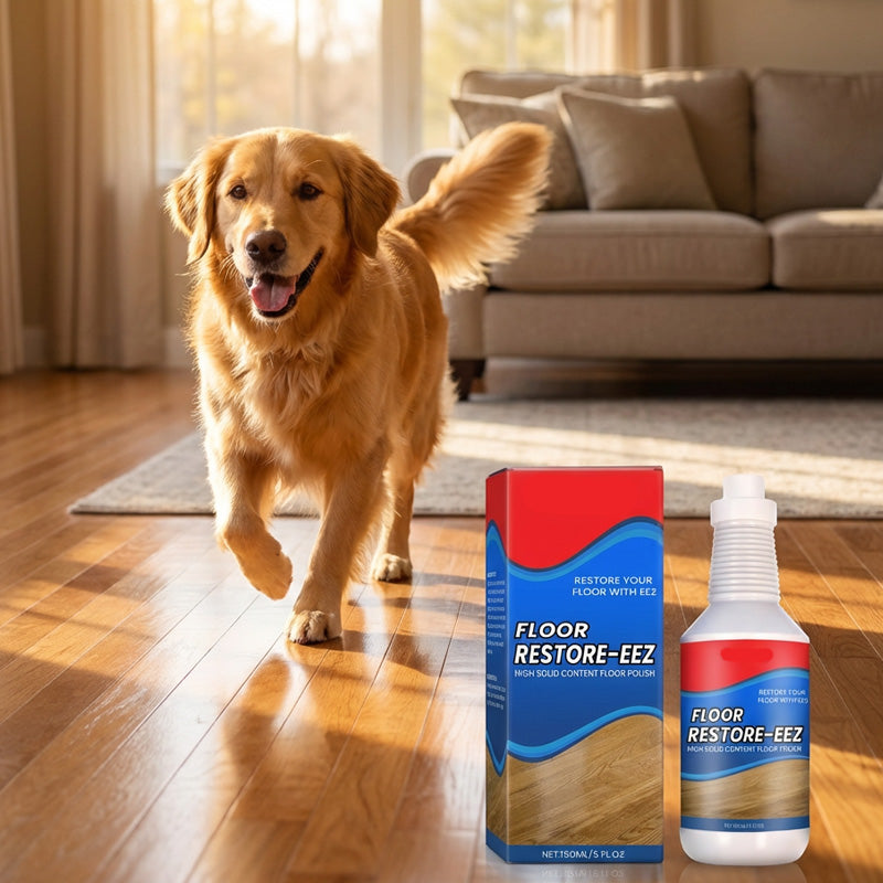 Bodenpflege-Politur – Repariert Kratzer und hinterlässt keine Schäden auf Holz- oder Fliesenböden 🧽✨