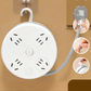 Runde Steckdosenleiste mit Kabelaufwicklung – Mit Schalter & USB-Ladeanschlüssen für Zuhause 🔌🏠