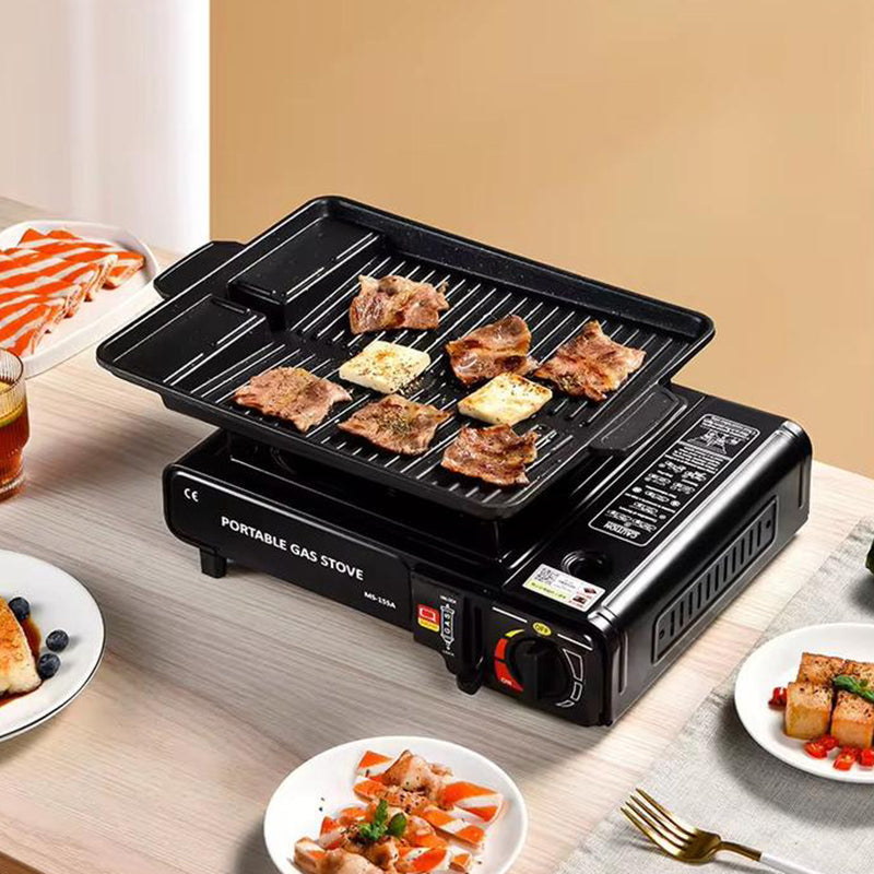 🔥 50% RABATT! 🏕️ Tragbarer Kocher für Butan & Flüssiggas – Dual-Fuel-Kompatibilität, 2900 W Leistung & Ultra-Tragbares Design für Camping ⛺