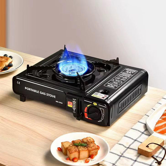 🔥 50% RABATT! 🏕️ Tragbarer Kocher für Butan & Flüssiggas – Dual-Fuel-Kompatibilität, 2900 W Leistung & Ultra-Tragbares Design für Camping ⛺