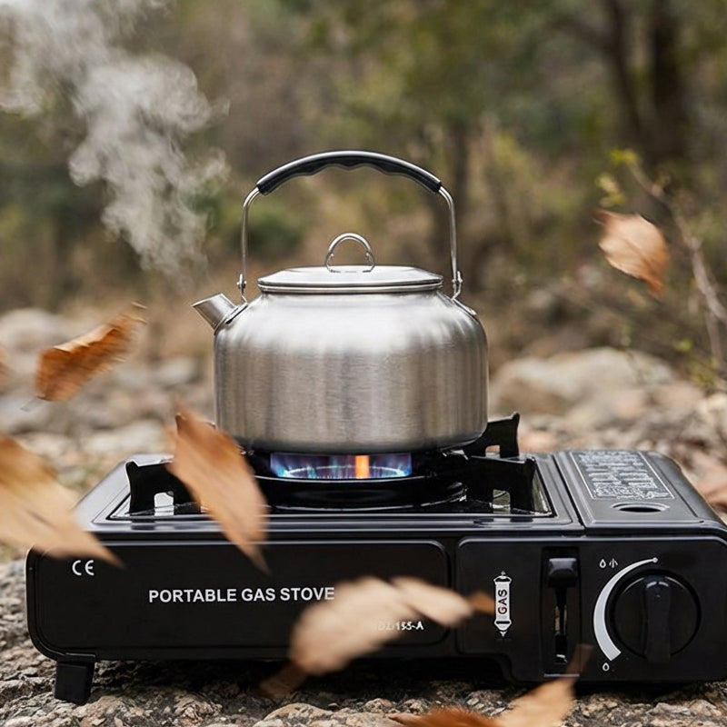 🔥 50% RABATT! 🏕️ Tragbarer Kocher für Butan & Flüssiggas – Dual-Fuel-Kompatibilität, 2900 W Leistung & Ultra-Tragbares Design für Camping ⛺