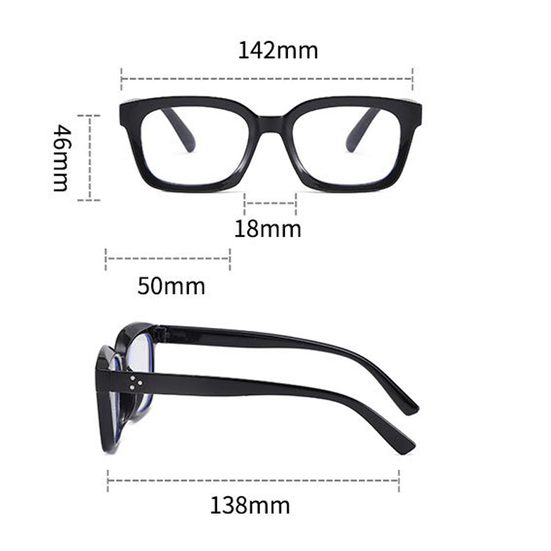 Modische Lesebrille – Quadratisch, Blaulichtschutz & klare Sicht für Arbeit & Freizeit 🕶️✨