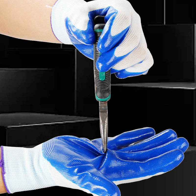 🤝 Verschleißfeste Latex-Arbeitshandschuhe