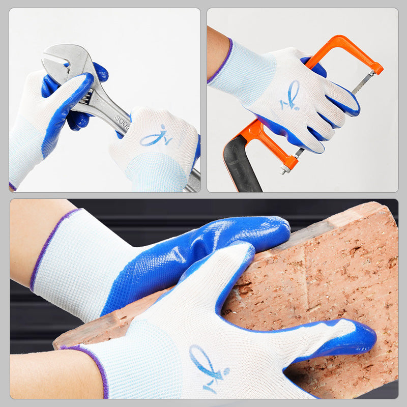 🤝 Verschleißfeste Latex-Arbeitshandschuhe