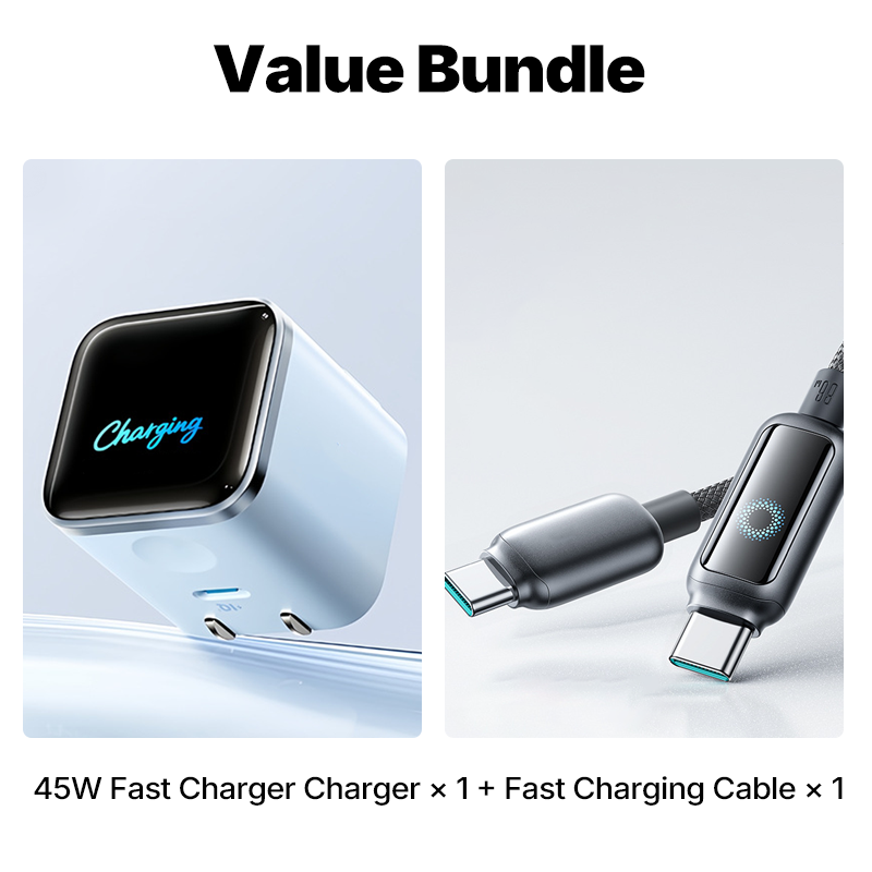 45W USB-C-Netzteil „SafeCharge Smart“ – kompatibel mit iPhone & iPhone Pro Max (Fast Charge) – sicher, intelligent & leistungsstark