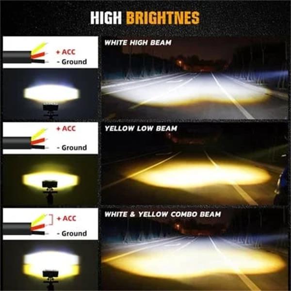 🎉 Neujahrsgeschenk – 50% RABATT!🏍️Motorrad LED Hilfslicht: 4500 Lumen | 2 Farbmodi (Gelb/Weiß) | IP67 Wasserdicht – 150m Sichtweite für maximale Sicherheit nachts & bei Nebel