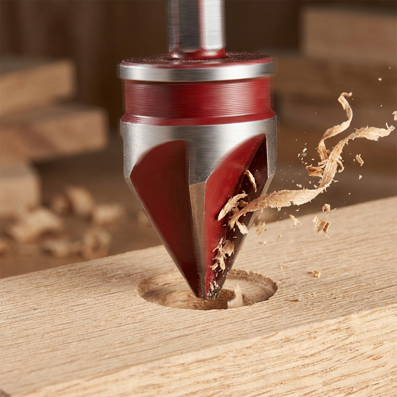 82° Senker mit 5 Schneiden – Zentrier-Senkbohrer-Set für Holzarbeiten 🪵🔩