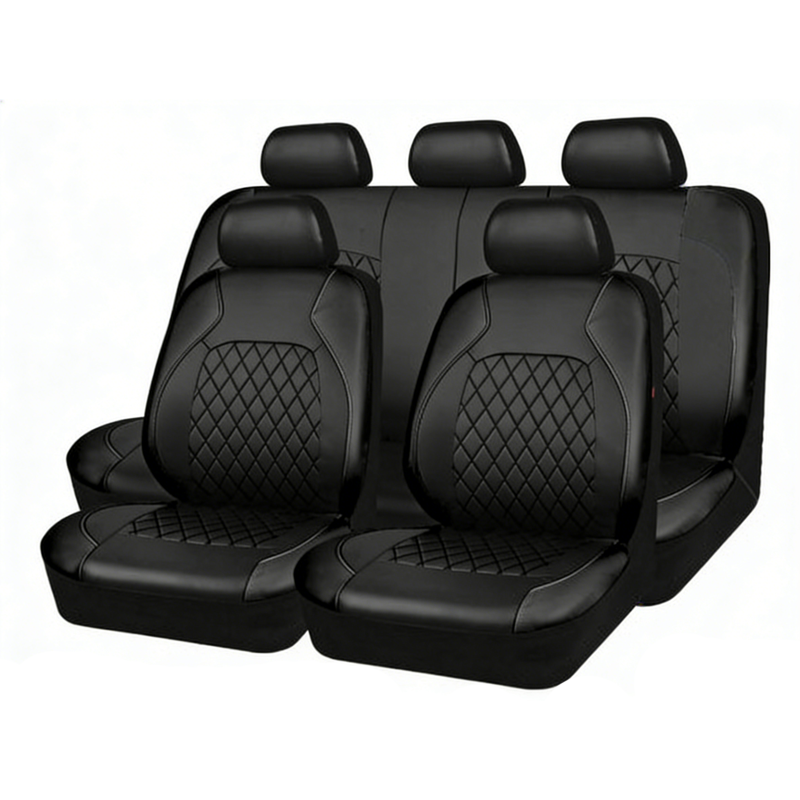 🔥HEISSER VERKAUF 50% RABATT🎁9-teiliges Autositzbezug-Set aus Leder mit universeller Passform