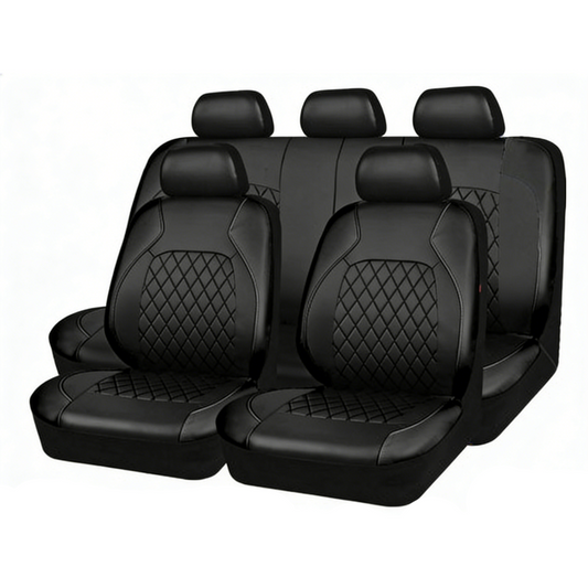 🚗【✨Limitierter — 50% RABATT!】 9-teiliges Leder-Autositzbezug-Set – Universelle Passform, Atmungsaktiv & Leicht zu Reinigen für perfekten Innenraum 🛋️
