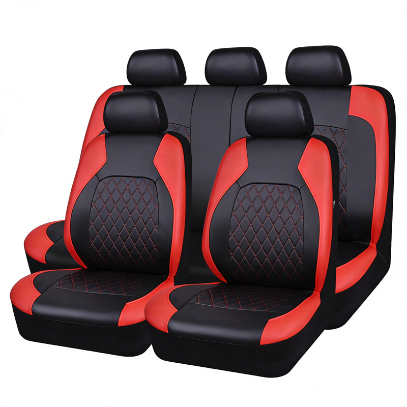 🔥HEISSER VERKAUF 50% RABATT🎁9-teiliges Autositzbezug-Set aus Leder mit universeller Passform