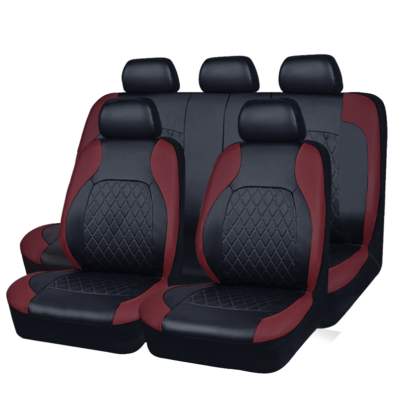 🔥HEISSER VERKAUF 50% RABATT🎁9-teiliges Autositzbezug-Set aus Leder mit universeller Passform