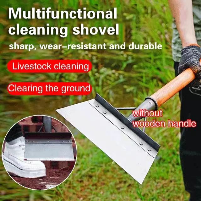 🌱🔧 50% RABATT! Multifunktions-Reinigungsschaufel aus robustem Stahl – ergonomischer Griff für drinnen & draußen