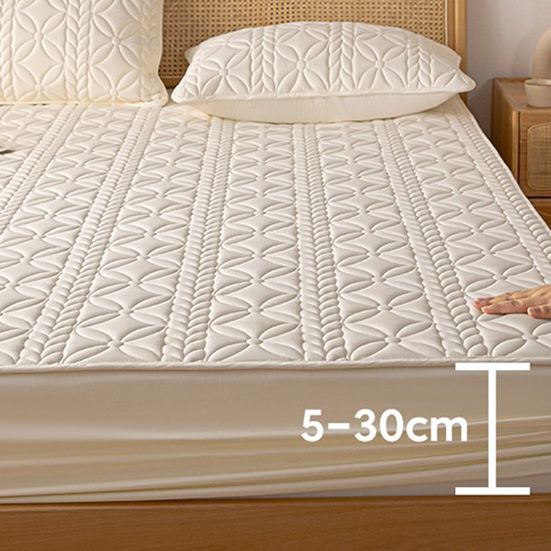 Wasserdichter Matratzenschoner aus Baumwolle – Gepolstert, atmungsaktiv & staubdicht 🛏️💧
