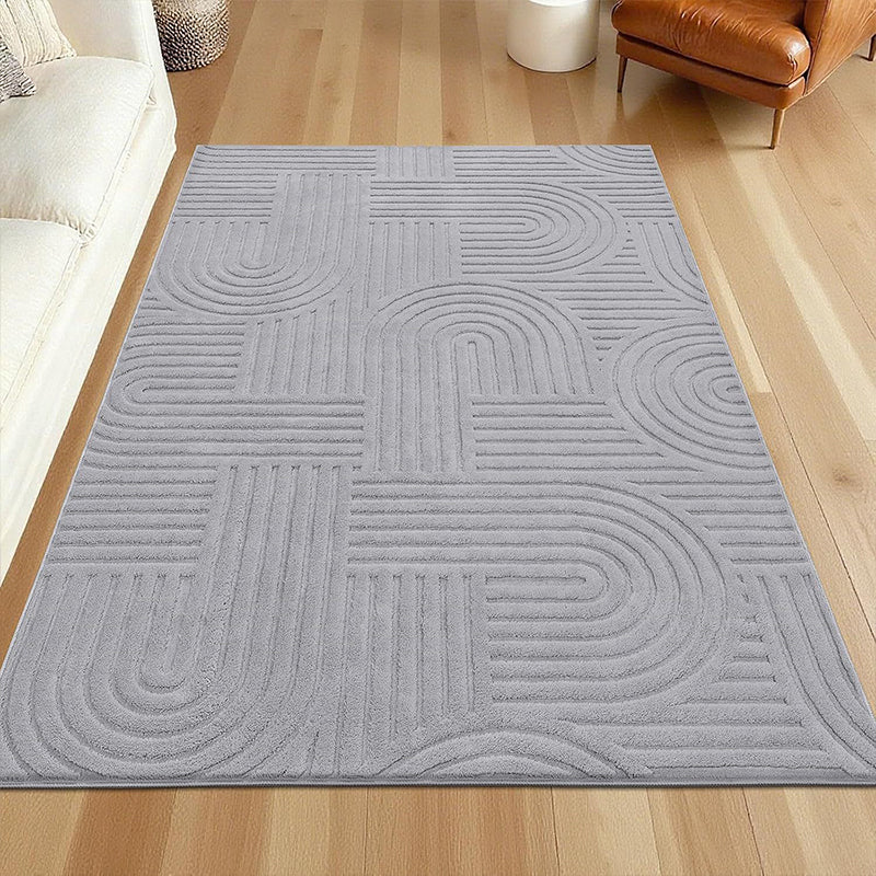 🛍️ 50 % Rabatt – Hochwertiger Kristallflor-Teppich – minimalistisches Linien-Design, weich wie Kaschmir, vielseitig für Flur, Wohnzimmer & Schlafzimmer 🏠