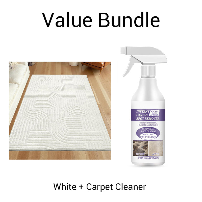 🛍️ 50 % Rabatt – Hochwertiger Kristallflor-Teppich – minimalistisches Linien-Design, weich wie Kaschmir, vielseitig für Flur, Wohnzimmer & Schlafzimmer 🏠