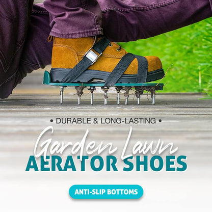 📢📢50 % Rabatt!! ⏰Rasenbelüftung Schuhe – 4,2 cm Erdnägel für Gartenpflege, Epoxidboden Spikes