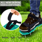 📢📢50 % Rabatt!! ⏰Rasenbelüftung Schuhe – 4,2 cm Erdnägel für Gartenpflege, Epoxidboden Spikes