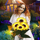 🌻✨ Lebensechte Blüten, IP65 wasserdicht & automatische Dämmerungssensor (8-12h Leuchtdauer)