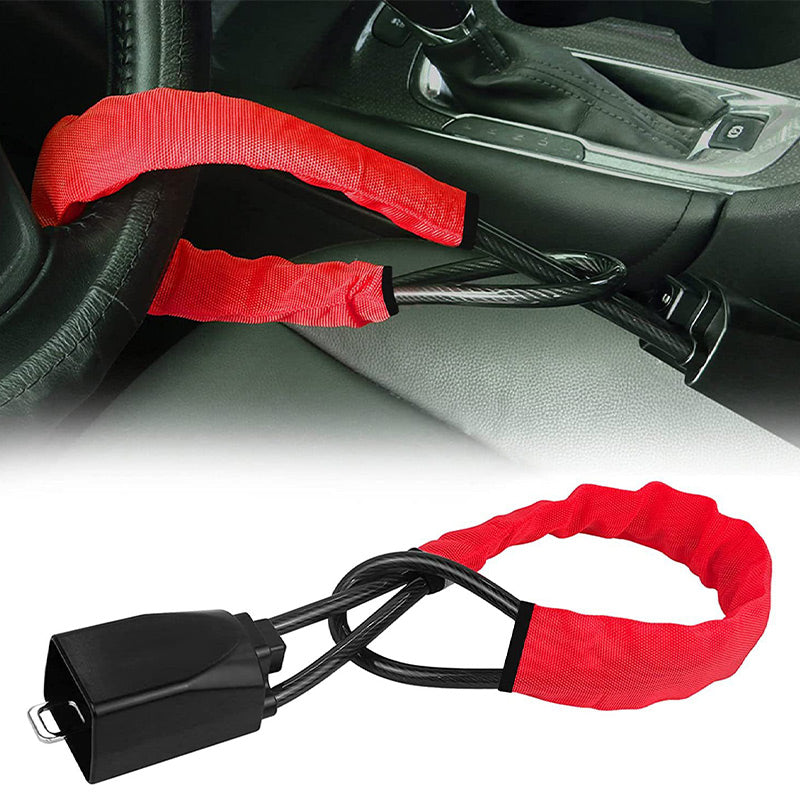 🚗 50% RABATT! 🔒 Lenkradschloss – Diebstahlsicherung, robust & einfach ✨