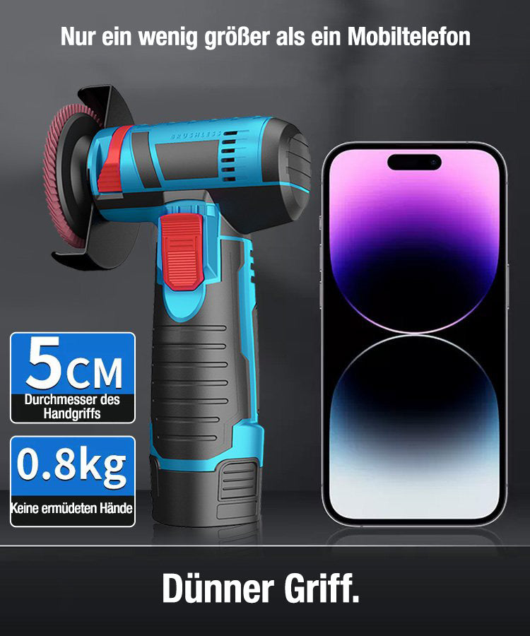 🔥 50 % Rabatt! 🔧 Mini-Winkelschleifer mit bürstenlosem Motor – Kompakter Akku-Schleifer für präzise Arbeiten, Schneiden & Schleifen