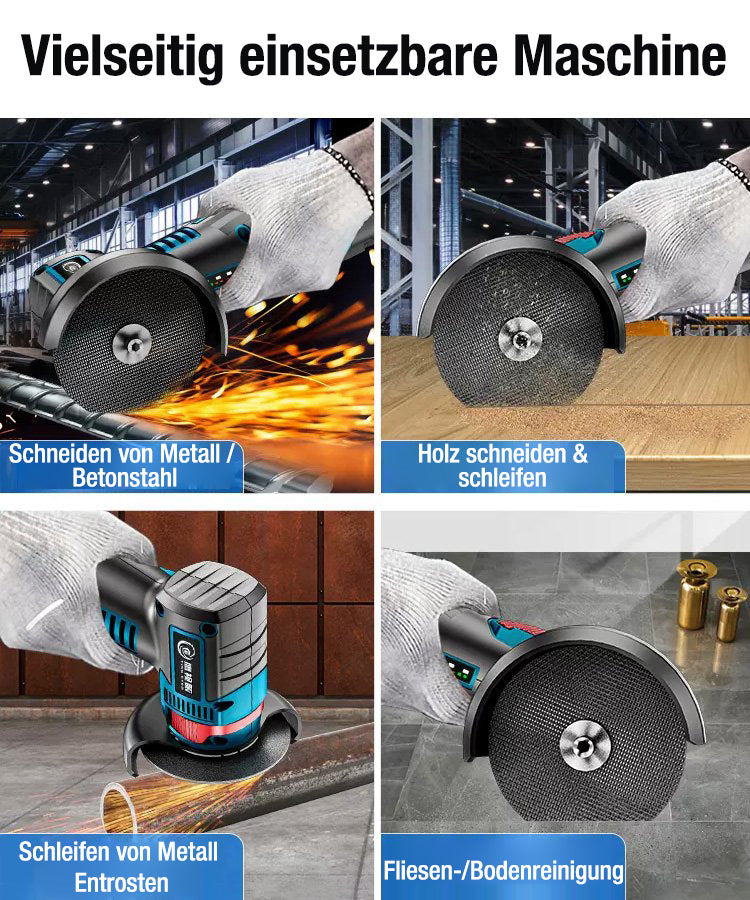 🔥 50 % Rabatt! 🔧 Mini-Winkelschleifer mit bürstenlosem Motor – Kompakter Akku-Schleifer für präzise Arbeiten, Schneiden & Schleifen