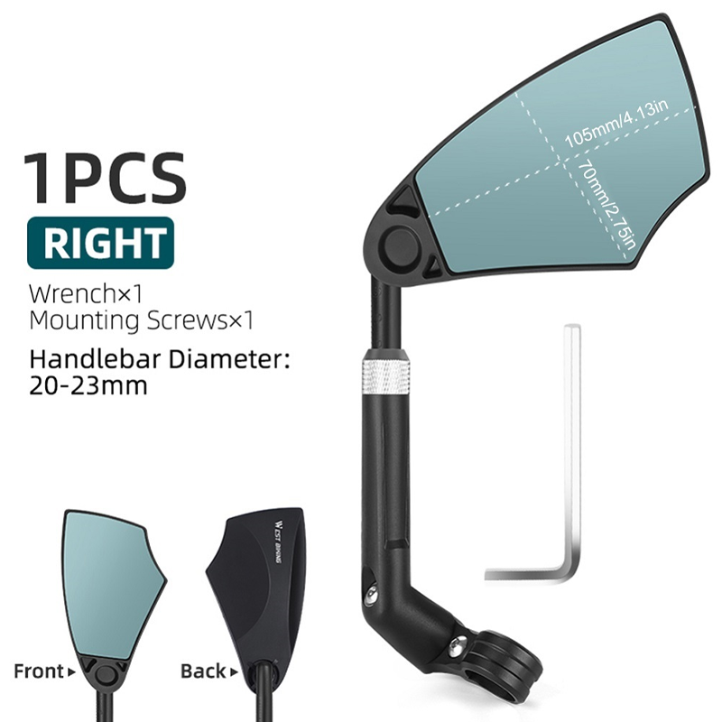 360° verstellbarer Fahrrad-Rückspiegel für den Lenker