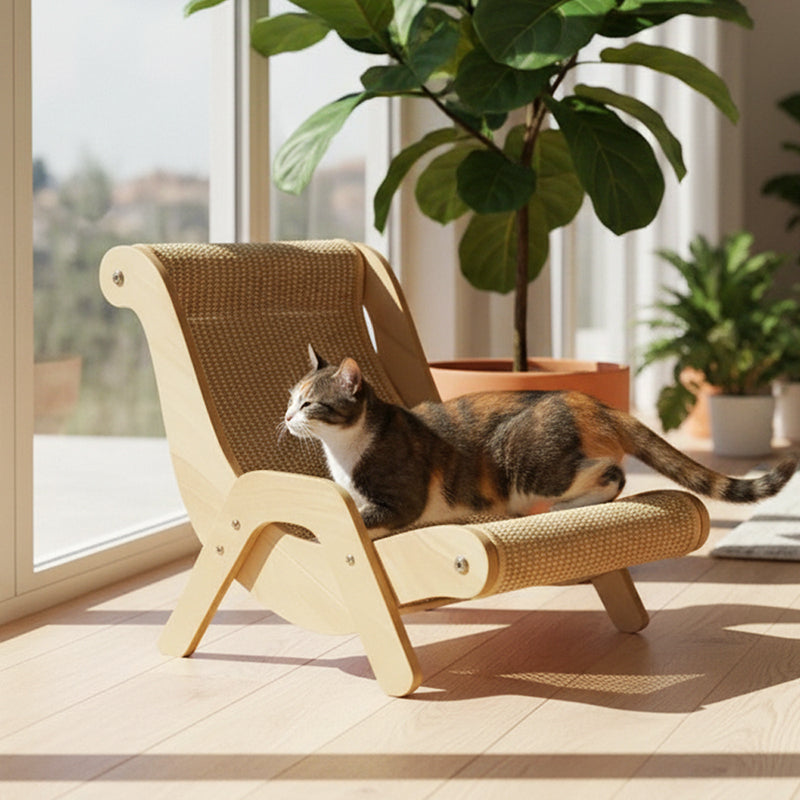 🐱 50% RABATT! ✨ 2-in-1-Kratzbaum aus Sisal – Neuheit 2026 – Platzsparend, Langlebig & Perfekt zum Krallenwetzen 🏠