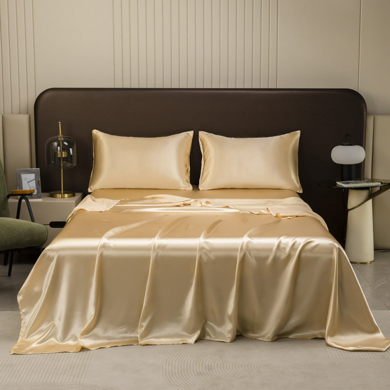 💎 50% RABATT! 💎 Unifarbenes Satin-Spannbettlaken – Haar- & hautfreundlich, Temperaturregulierend & Maschinenwaschbar 🛏️✨