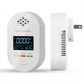 🔔 4-in-1 Gas- & CO-Melder mit LCD-Display – Temperatur- & Luftfeuchtigkeitsanzeige