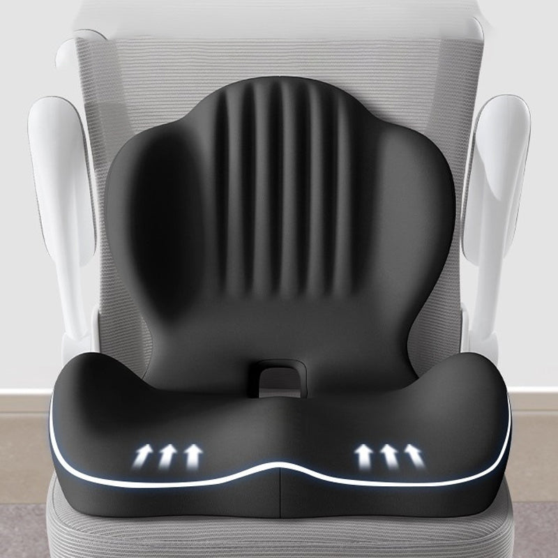 Ergonimisches Sitzkissen mit Lordosenstütze